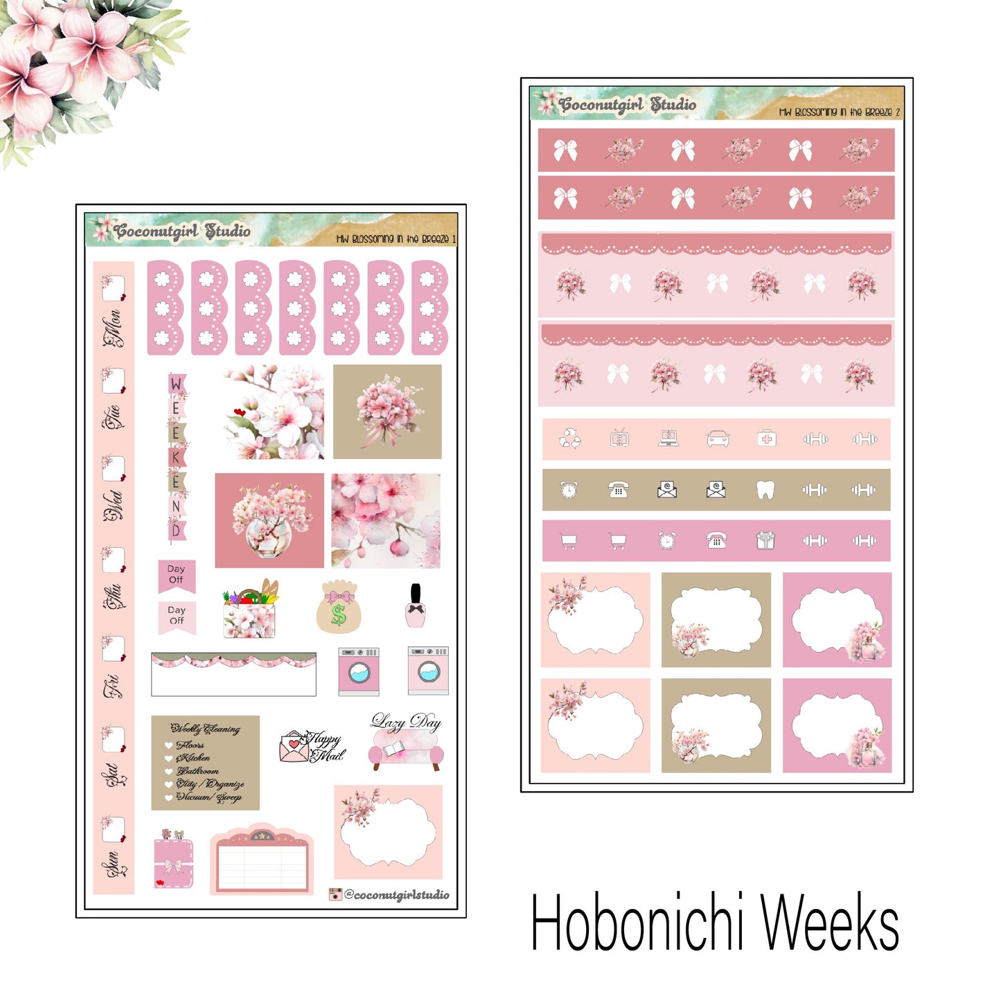 Blossoming in the Breeze Weekly Kit sakura cherry blossom