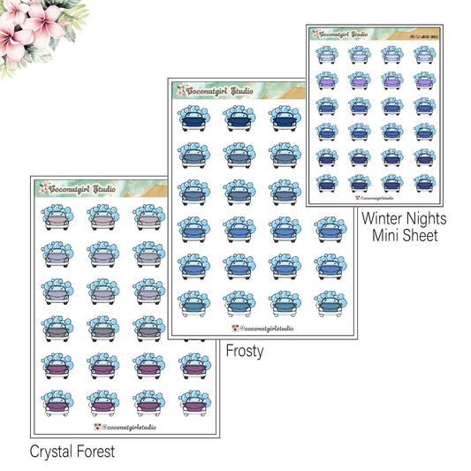 Car wash planner stickers Home & Chores