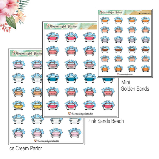 Car wash planner stickers Home & Chores