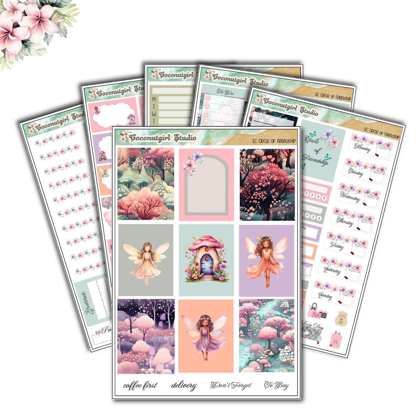 Circle of Friendship Weekly Kit Fairies whimsical