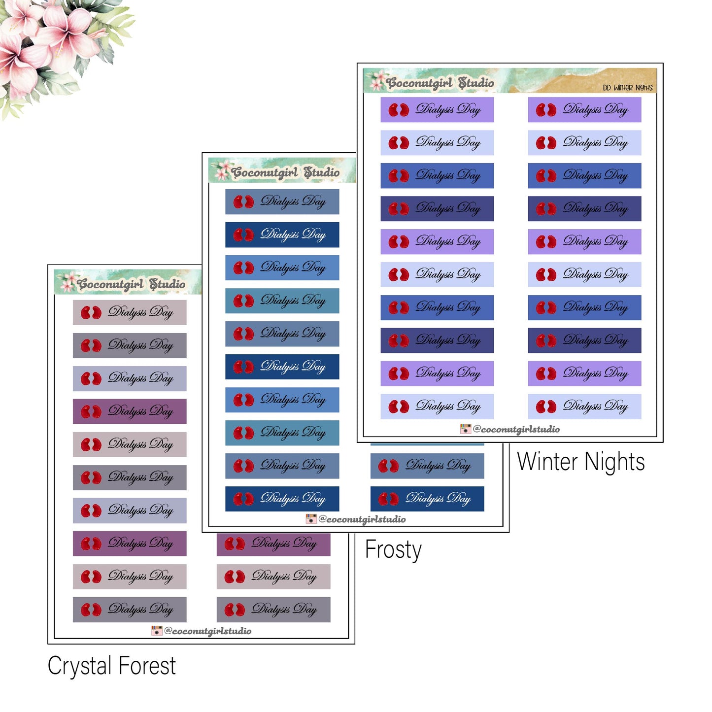 Dialysis Day Stickers Medical