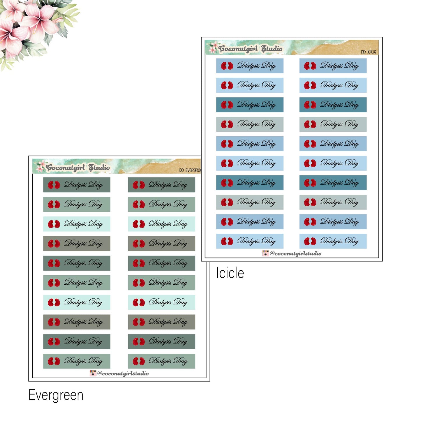 Dialysis Day Stickers Medical