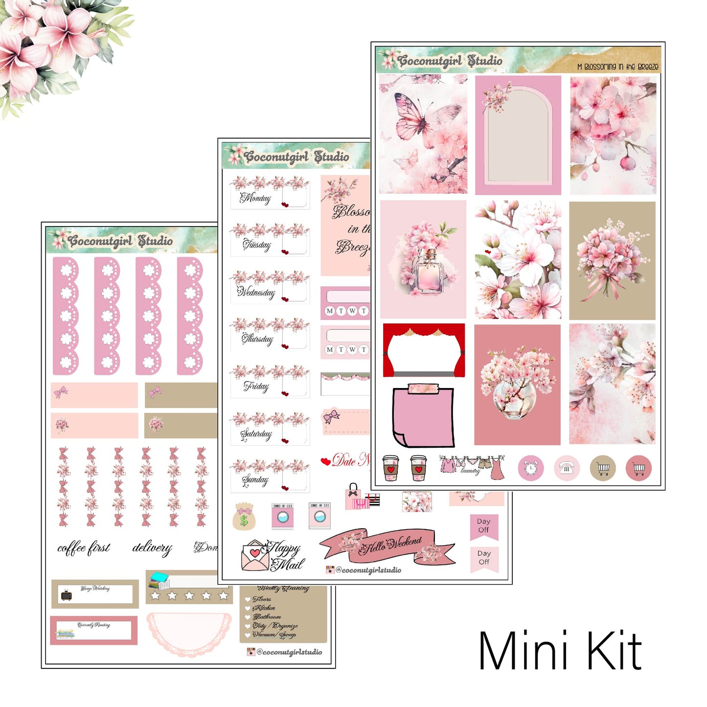 Blossoming in the Breeze Weekly Kit sakura cherry blossom