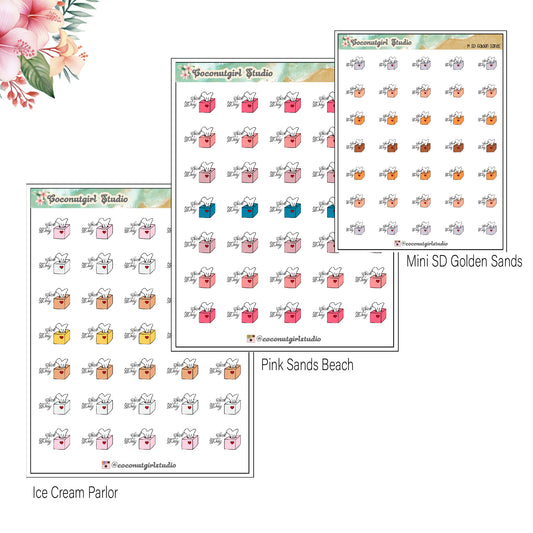 Sick Days planner stickers Work School