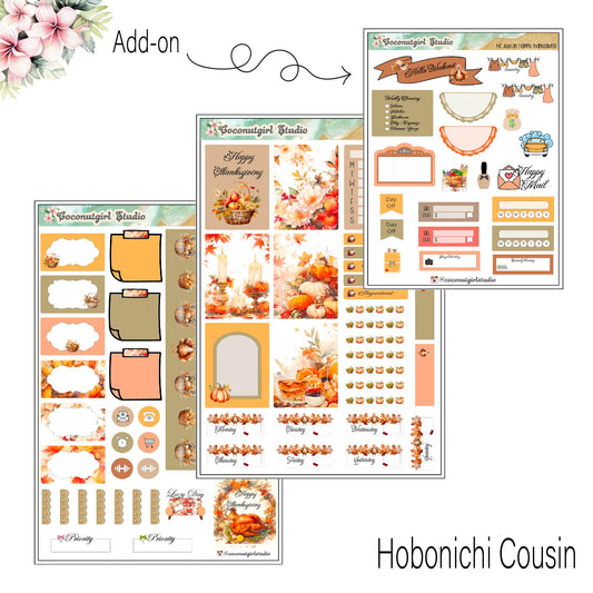 Thanksgiving Hobonichi Cousin