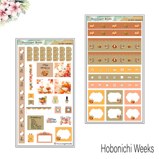 Thanksgiving Hobonichi Weeks