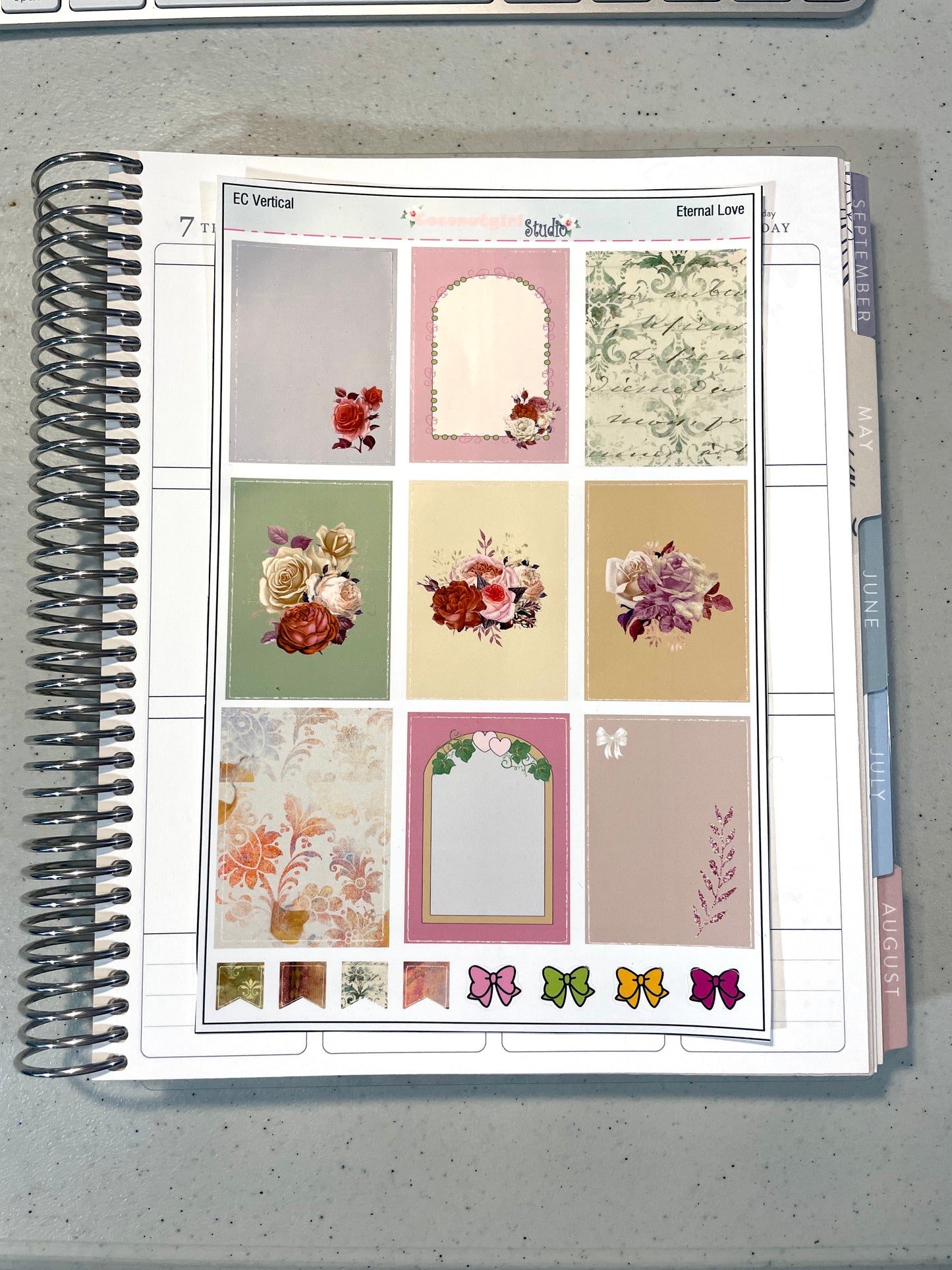 Eternal Love  autumn inspired planner stickers