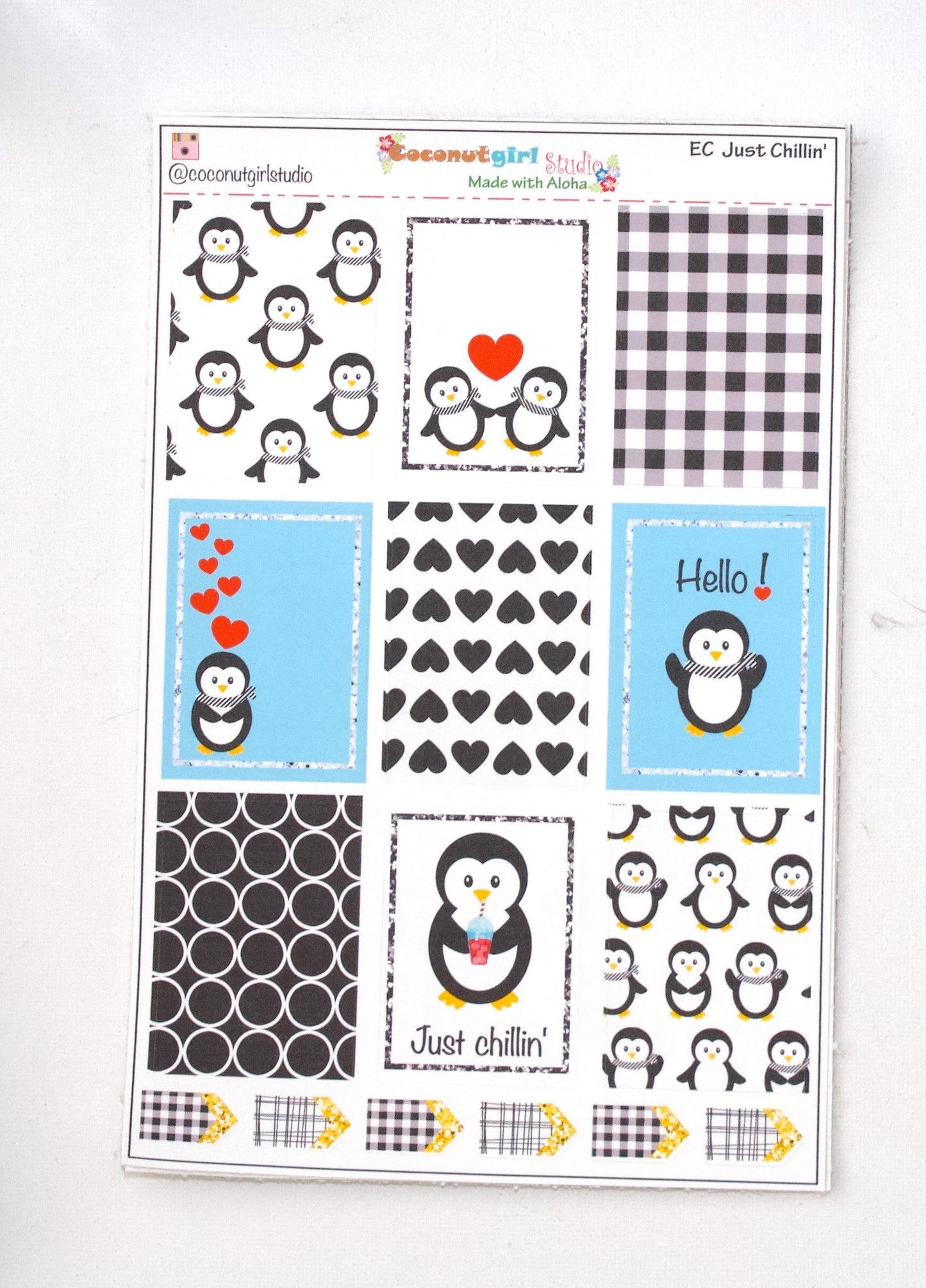 Just Chillin' Penguin Weekly Kit