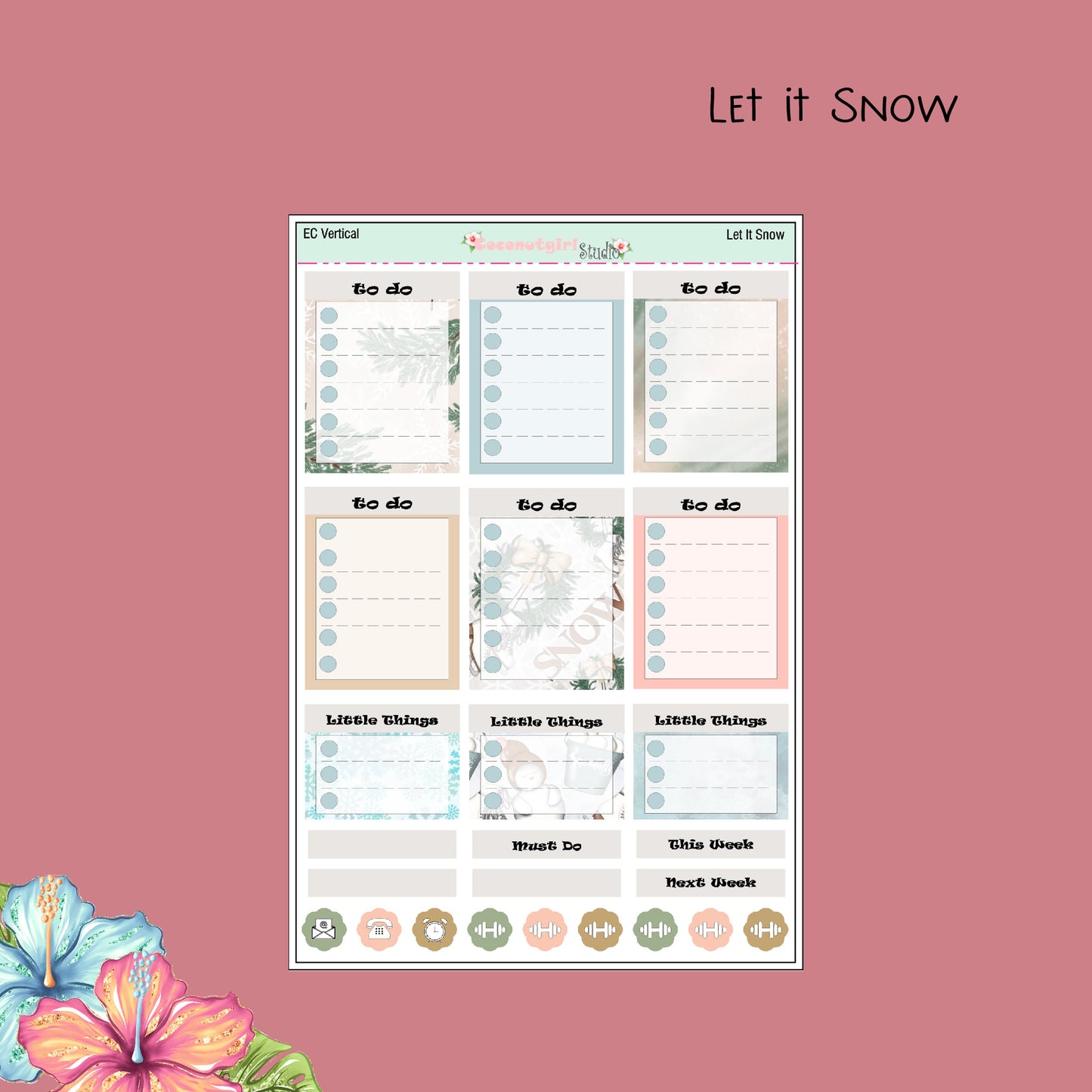 Let it Snow Weekly Kit