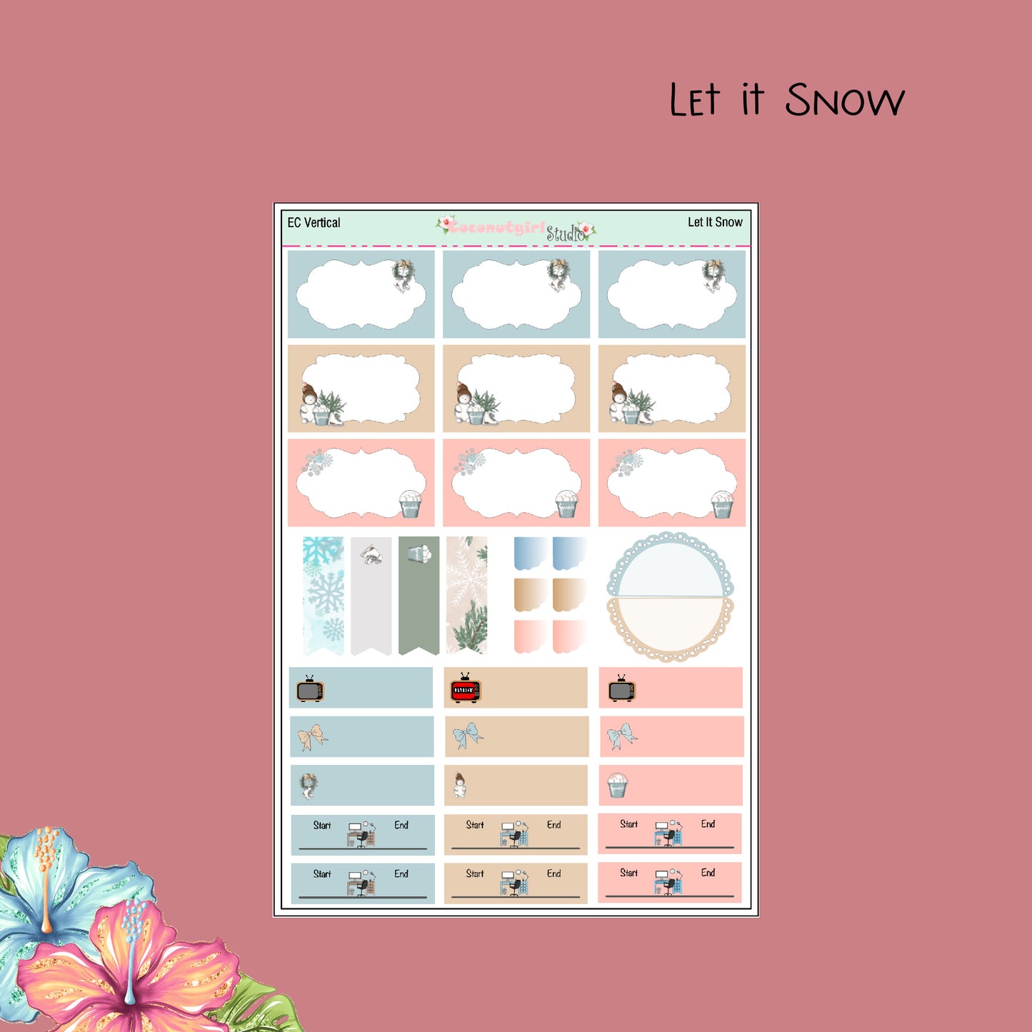 Let it Snow Weekly Kit