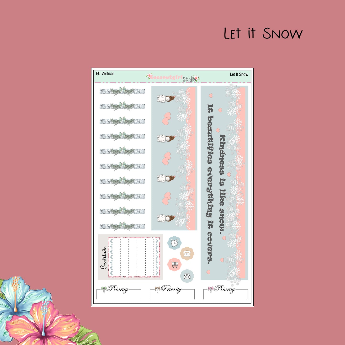 Let it Snow Weekly Kit