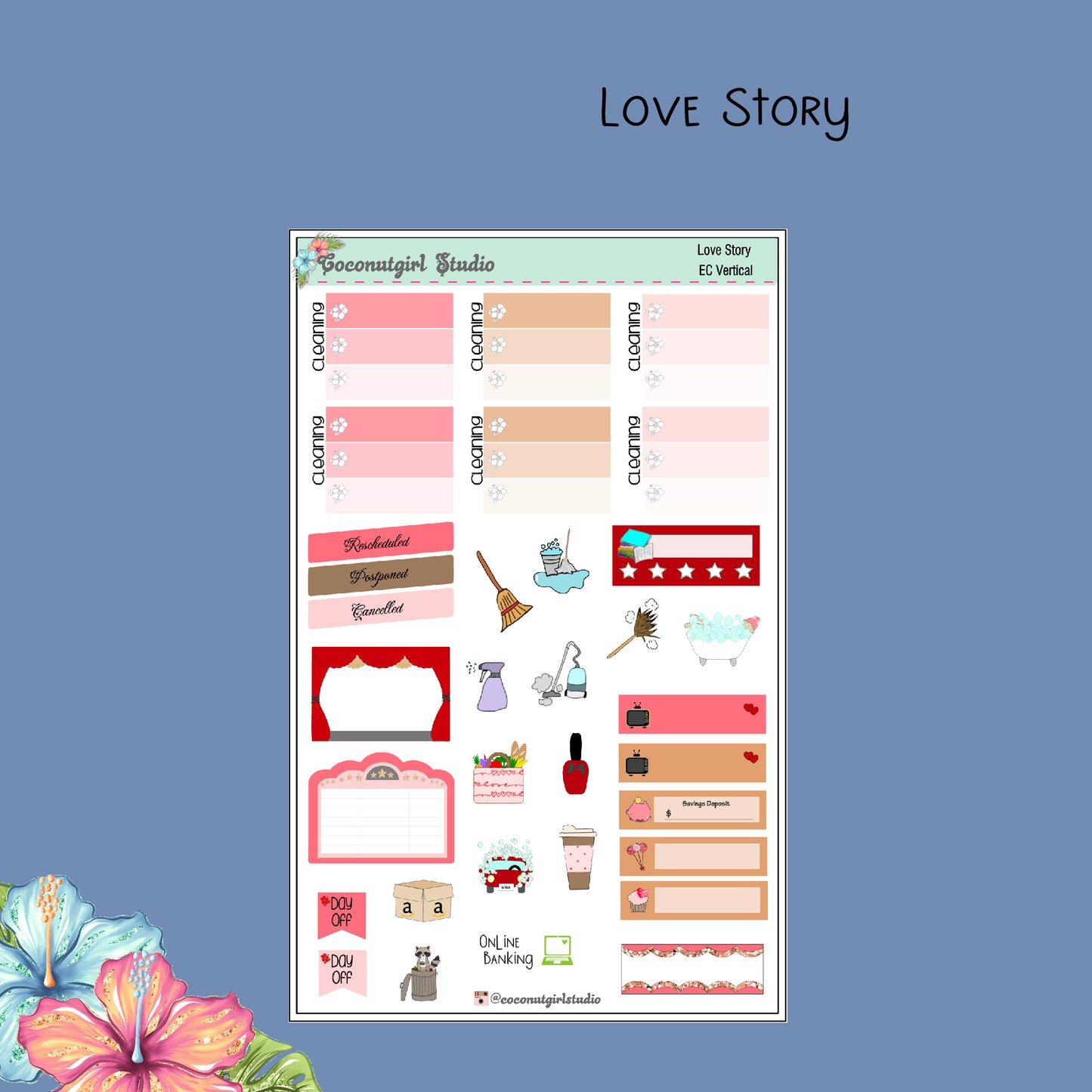 Love Story Weekly Kit valentine's day