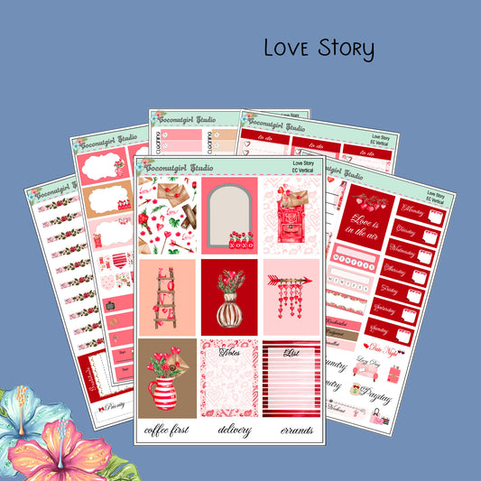 Love Story Weekly Kit valentine's day