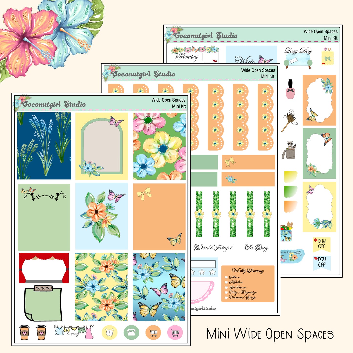 Bright Spring Wide Open Spaces Weekly Kit