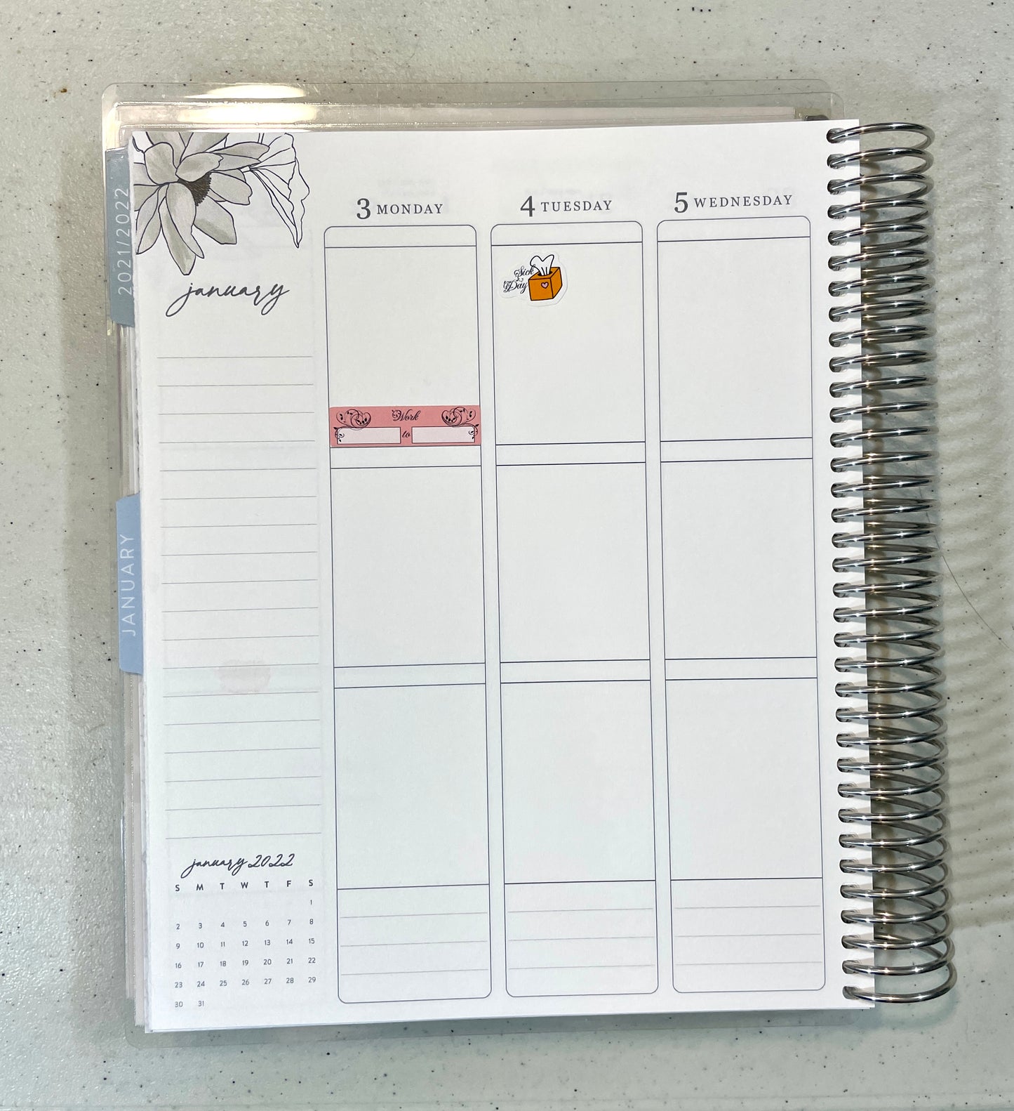 Work Schedule Planner Stickers